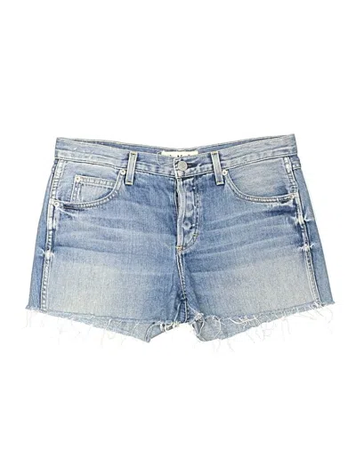 Pre-owned Amo Denim Shorts In Blue