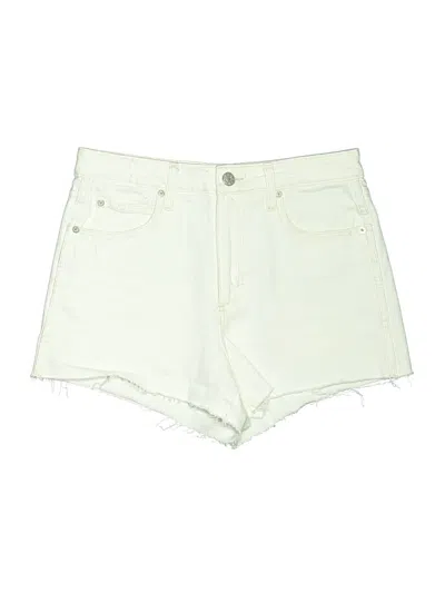Pre-owned Amo Denim Shorts In White