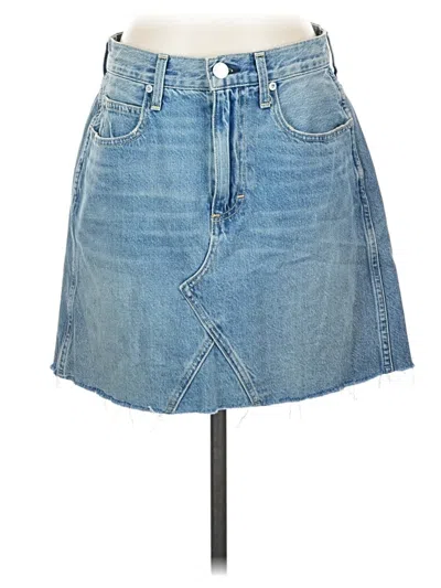 Pre-owned Amo Denim Skirt In Blue