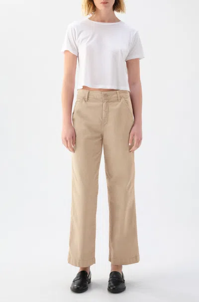 Amo Denim Sloane Trouser In Neutral