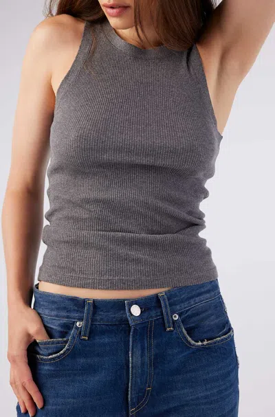 Amo Denim Swoon Tank In Gray