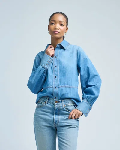 Amo Dominique Shirt In Eternity In Blue