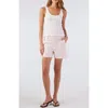 Amo Easy Army Shorts In Shimmer In Pink