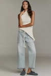 Amo Easy Army Slouch High-rise Relaxed Jeans In White