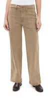 Amo Easy Army Slouch Trousers Thyme In Thyme