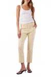 Amo Easy Army Trouser In Creme Brulee In Brown