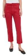 Amo Easy Army Trousers Cherry In Cherry