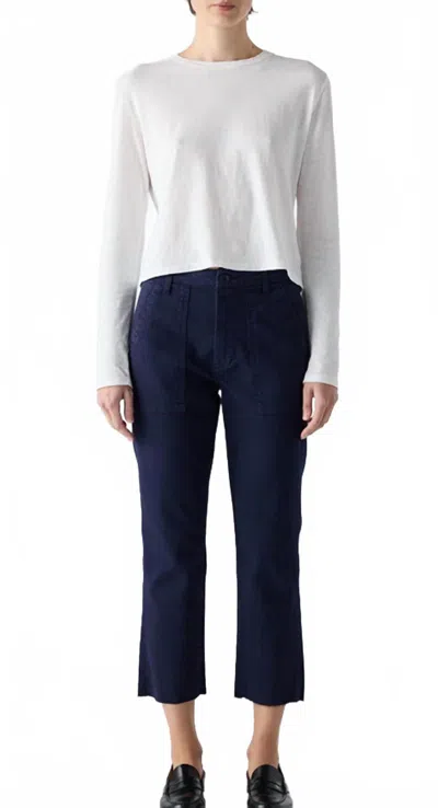 Amo Easy High Rise Army Pants In Twilight In Blue