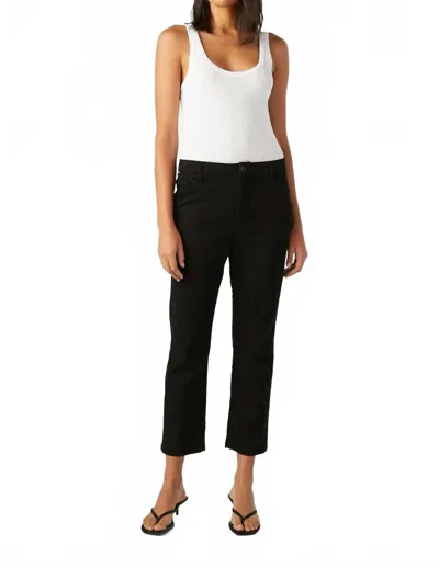 Amo Easy Trouser Crop Pants In Black