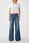 Amo Edith Wide Leg Trouser Pants In Romance In Multi