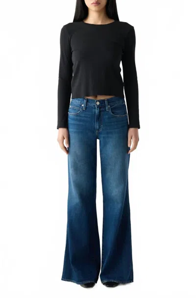 Amo Faith Flare Denim Jean In Attraction In Black
