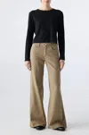 Amo Faith Flare Pants In Sand In Neutral
