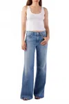 Amo Faith Relaxed Flare Jean In Maverick In Blue