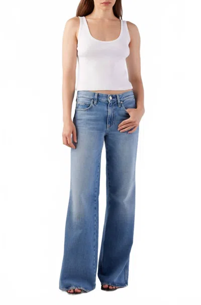Amo Faith Relaxed Flare Jean In Maverick