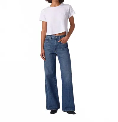 Amo Frida Wide Leg Jeans In Admire In White