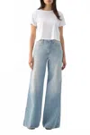 Amo Frida Wide Leg Jean In Honey In Blue