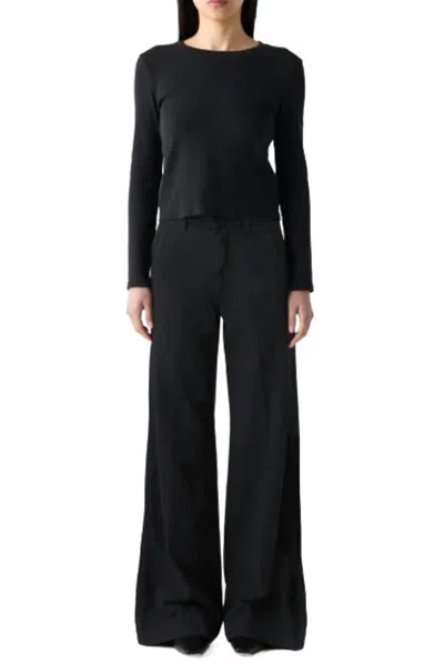 Amo Frida Wide Leg Trouser In Black
