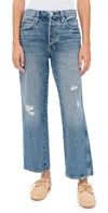 Amo Denim Hattie Straight Leg Jeans In Love Spell In Blue