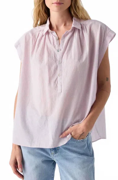 Amo Hedy Shirt In Flush In Purple