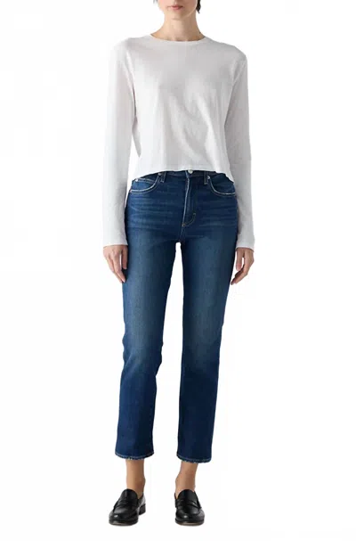 Amo Helene Denim Jean In Keepsake In White