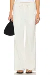 Amo Janis Pant In Bone Stripe In White