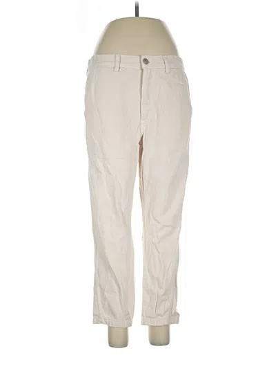 Pre-owned Amo Jeans In Ivory