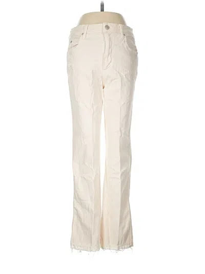 Pre-owned Amo Jeans In Ivory