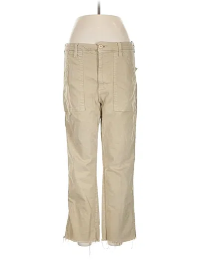 Pre-owned Amo Jeans In Tan