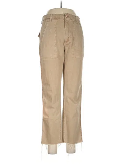 Pre-owned Amo Jeans In Tan