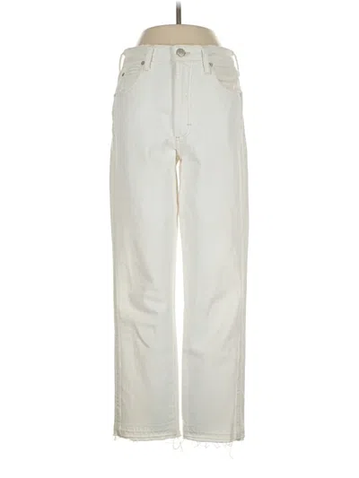 Pre-owned Amo Jeans In White