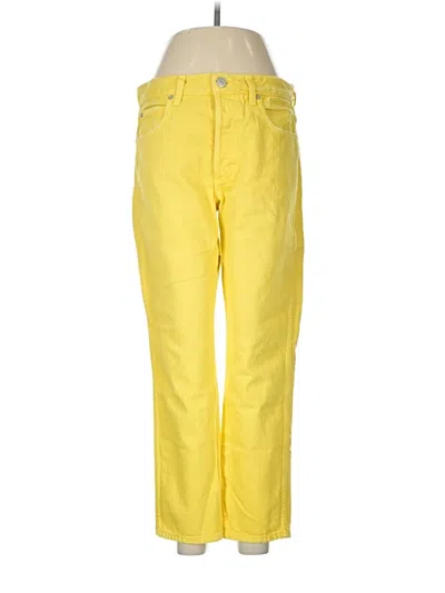 Pre-owned Amo Jeans In Yellow