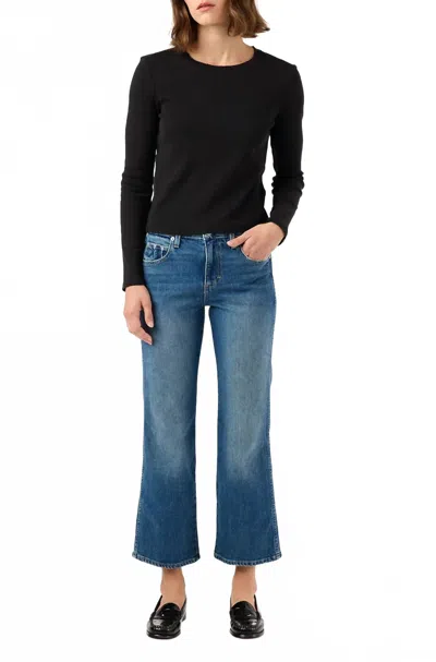 Amo Karla Crop Boot In Blue