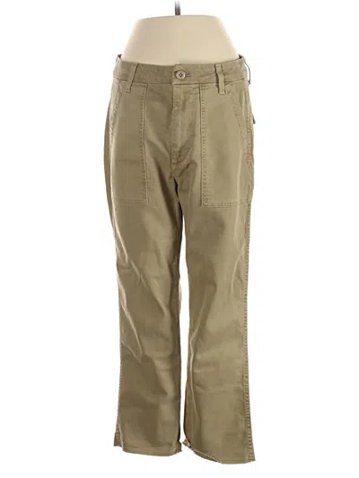 Pre-owned Amo Khaki Pant In Brown