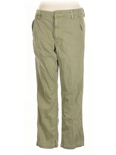 Pre-owned Amo Khaki Pant In Green