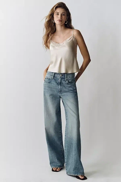 Amo Kira High-rise Wide-leg Jeans In Blue