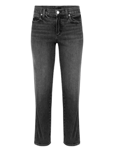 Amo Libby Pocket Denim Jeans In Gray
