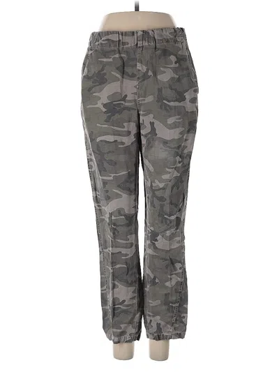 Pre-owned Amo Linen Pants In Gray