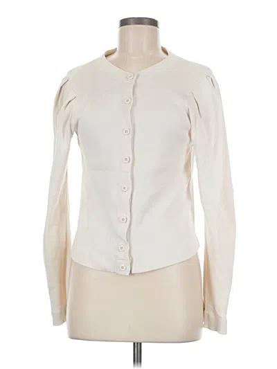 Pre-owned Amo Long Sleeve Blouse In Ivory