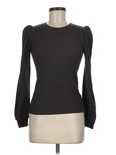 Pre-owned Amo Long Sleeve Top Black Turtleneck Tops