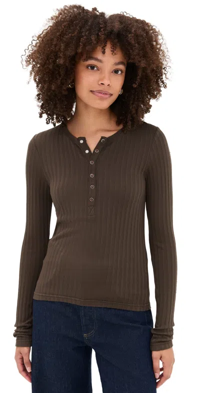 Amo Lottie Top Mocha In Brown
