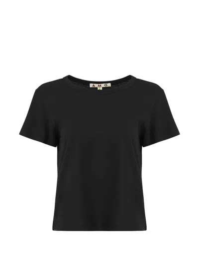 Amo Lovey T-shirt In Black
