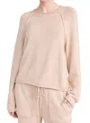 Amo Mara Lounge Sweater Camel In Brown