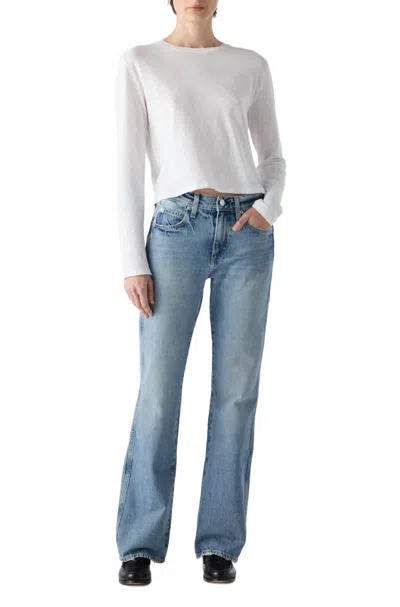 Amo Marcenia Boot Cut Jeans In Bewitched In Blue