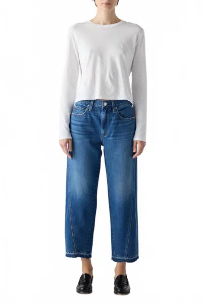 Amo Maria Mid Rise Jeans In Long Weekend In Blue