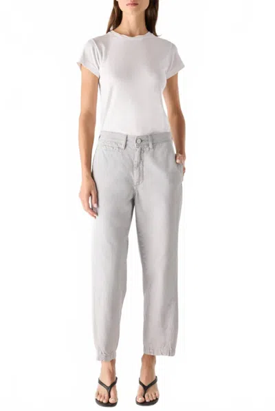 Amo Maria Trouser In Drizzle In White