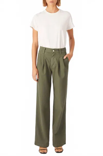 Amo Matilda Trouser In Kelp In Green