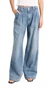Amo Matilda Wide Leg Trouser Jeans In Skipper In Multi