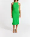 AMO MUSCLE TANK DRESS IN GRASS