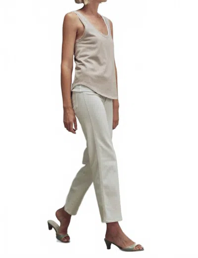 Amo Robbie Trouser In Bone In Neutral
