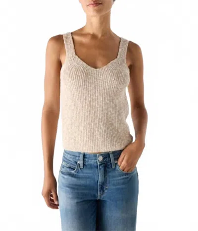 Amo Romy Sweater Tank In Dove In Grey